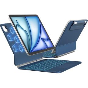 for iPad Air 11/Pro 11 (1-4) Keyboard Case, Full-Area Trackpad in Kuwait