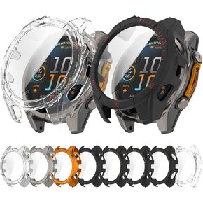 Case Cover Compatible with Garmin Fenix 8 43mm 【AMOLED Colorful Edition】 Case Protector Protective Case 43mm for Fenix 8 Watch (Do Not Fit for 47mm/51mm) in Kuwait