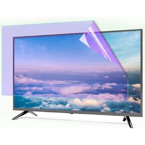 27-75 inch Anti-Blue Light Filter for TV/Computer Monitor - Blue Light Monitor Screen Protector Blocks Blue Light 380 to 495 nm. Fits LCD TV and PC Mac Monitors (Matte Version 32 inch 704 * 395mm) in Kuwait
