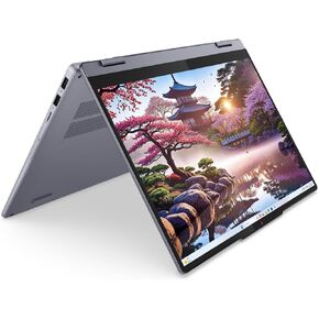 Lenovo 2025 IdeaPad 5 2-in-1 14" WUXGA IPS Touchscreen Laptop 8-Core AMD Ryzen AI 7 350 AMD Radeon 860M Graphics 16GB LPDDR5 1TB SSD USB-C WiFi BE BT Webcam HDMI1.4 Backlit KB Windows 11 Home in Kuwait