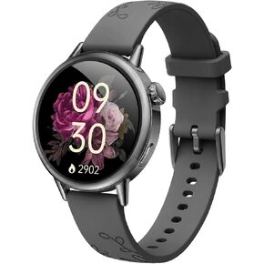 Smart Watch for Women, 1.1" AMOLED Display, Ultra-Light Smartwatch with Heart Rate & Sleep Tracking, SpO2 Monitor, 100+ Sports Modes, Fitness Tracker, 5ATM Waterproof, iPhone & Android in Kuwait