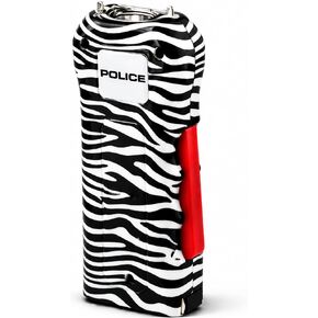 POLICE Stun Gun for Self Defense 512 – Mini Rechargeable High Voltage, Compact Heavy Duty with LED Flashlight – Zebra Design for Women & Men Personal Security in Kuwait