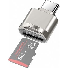 USB C Micro SD/TF Card Reader, USB C to Micro SD SDHC SDXC OTG Memory Reader, Portable Type C Card Reader Adapter Compatible with Samsung/Mac/iPad Pro/iPhone 15 16 in Kuwait