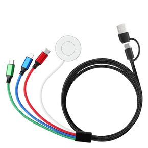 Multi Charging Cable for Apple Watch Charger 4 in 2 Travel Essentials in Saudi Arabia