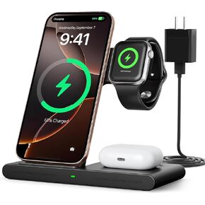 2026 Travel Portable Wireless Fast Charging Station for Apple & Android in Kuwait