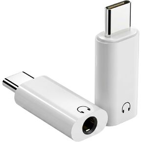 FRIGRAF 2PACK USB C to 3.5mm Audio Adapter, Type C to Headphone Jack Dongle in Kuwait