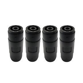 4Pin Speakon Female to Female Connector NL4FC Straight Coupler Cable Connector 4pcs in Saudi Arabia