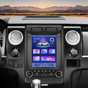Android 14 Car Stereo Radio for Ford F150 2009-2014 (Auto AC), 8 Core 4G+64G GPS Navigation with 9.7 inch QLED Touchscreen via Wireless Carplay Android Auto SWC Bluetooth EQ USB (Model A) in Kuwait