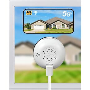 Noorio 4MP 2K Window Security Camera, Anti-Glare, AI Alerts, 24/7 Recording in Saudi Arabia