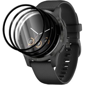 Compatible with Garmin Vivoactive 4 Screen Protector, 3D Anti-Scratch HD Clear Tempered Glass for Garmin Vivoactive 4 40mm 45mm Smart Watch (45mm) in Saudi Arabia