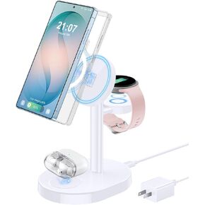 Hevanto 3 in 1 Wireless Charger for Samsung Galaxy, 15W MagSafe Charging in Kuwait