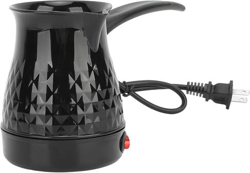 TROUVAILLE Portable Coffee Pot, Anti Scald Even Heating Coffee Maker, Portable Coffee Pot with Removable Handle 600ml in Kuwait