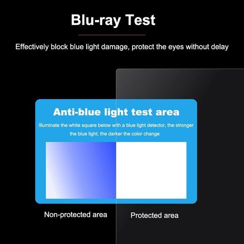 Anti Blue Light Screen Filter for 20-32 inch Widescreen Desktop Monitor, Blocks Excessive Harmful Blue Light, Relieve Eye Fatigue, 27 Inch 613 x 356 () in Kuwait