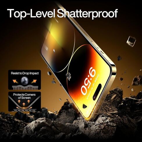 Screen Protector 13/13 Pro/14 Pull Box Smart Devil Tempered Glass 2 Pack in Kuwait