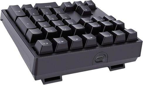 PUSOKEI Wired Mechanical Numeric Keypad, 34 Key USB Number Pad with Red Switch & PBT Keycaps, RGB Backlit Numpad for Laptop PC Desktop Data Entry Accounting in Kuwait
