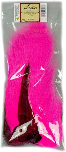 Wapsi Bucktail Large, Fl. Pink Tying Material Streamers Decievers Saltwater Patterns in Kuwait