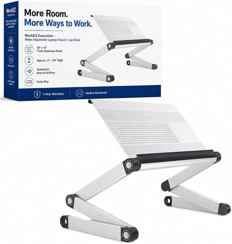 Uncaged Ergonomics Adjustable Laptop Stand, Tablet & Book Stand (Black) in Kuwait