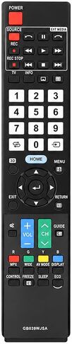 Replacement Remote Control for All Sharp AQUOS HDTV 3D LCD LED Smart TVs in Kuwait