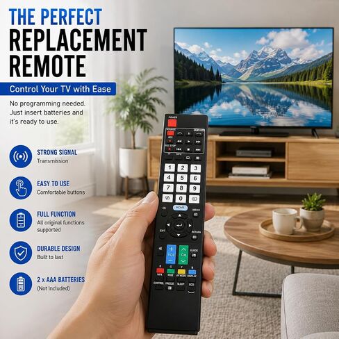 Replacement Remote Control for All Sharp AQUOS HDTV 3D LCD LED Smart TVs in Kuwait