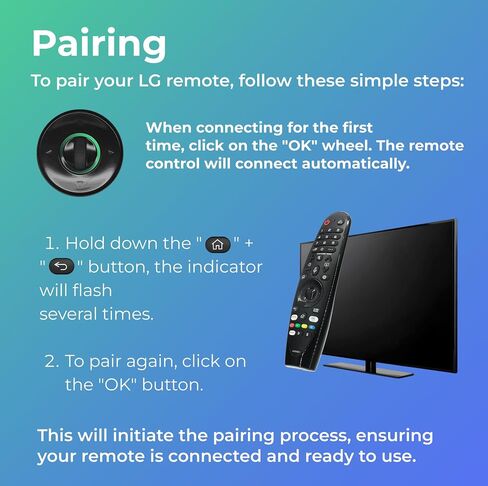 Voice Magic Remote Control MR20GA AKB75855501 for LG Smart TV, Replacement for Original LG Magic Remote with Pointer Navigation and Voice Search in Kuwait