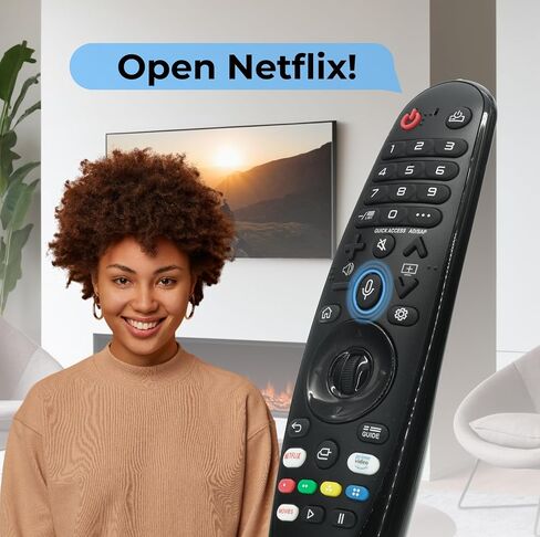 Voice Magic Remote Control MR20GA AKB75855501 for LG Smart TV, Replacement for Original LG Magic Remote with Pointer Navigation and Voice Search in Kuwait
