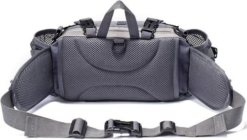 VISCNE Outdoor Fanny Pack Hiking Fishing Waist bag 2 Water Bottle Holder Lumbar Pack in Kuwait