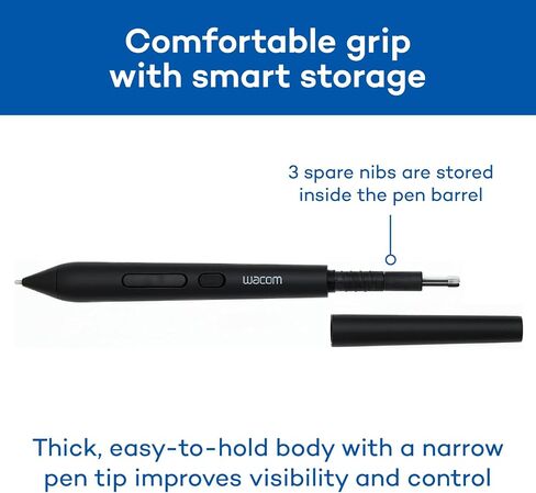 Wacom Art Pen 2, with 360° Rotation, Pressure Sensitivity and Tilt Control in Kuwait