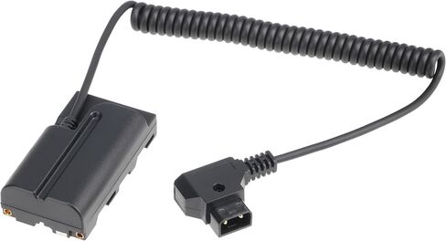 Hersmay Decoded NP-F550 Dummy Battery with D-Tap Adapter for Sony NP-F970 F570 F750 F770 F960 F570 F550 for Camera Field Monitor LED Video Light Z-CAM DSLR Camera in Kuwait