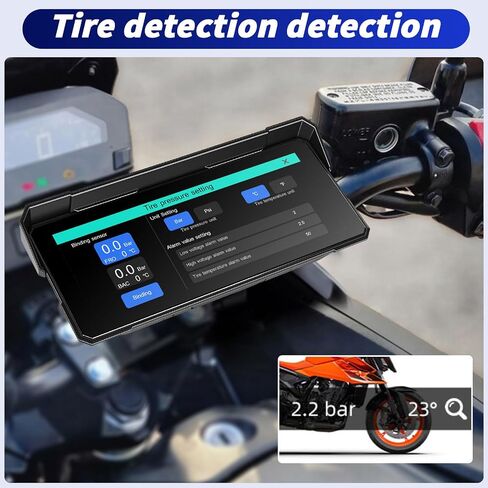Wireless Motorcycle GPS Navigation with Apple CarPlay 8 Inch in Kuwait