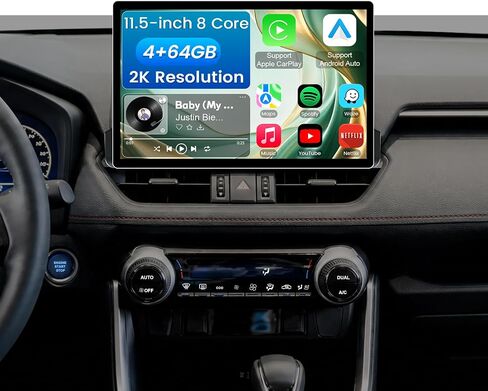 11.5 Inch 8 Core 4GB+64GB Car Radio Stereo for Toyota RAV4 2019-2023 in Kuwait