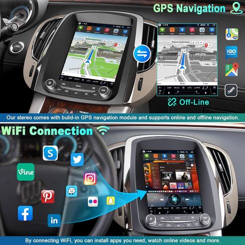 8Core Car Stereo Radio Android 15 for Buick Lacrosse 2009 2010 2011 2012 in Kuwait