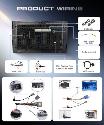 4G+64G Android 15 Car Stereo for Honda Civic 2001-2005, Wireless Carplay in Kuwait