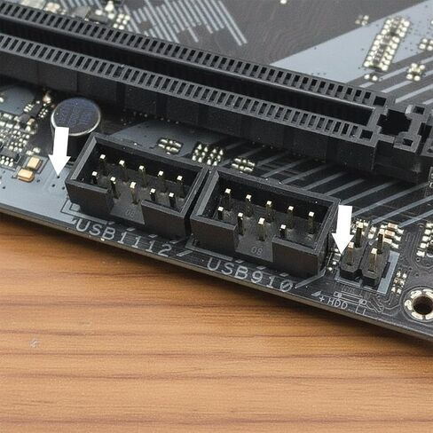 USB 2.0 to Type-E Motherboard Header Extension Cable, USB 2.0 9 Pin Female toUSB+USB 3.1 TypeE Motherboard Connector Adapter, USB3.2 Gen 1 Header USB-C Front Panel Adapter Cable for Computer in Kuwait