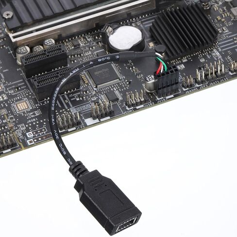 USB 2.0 to Type-E Motherboard Header Extension Cable, USB 2.0 9 Pin Female toUSB+USB 3.1 TypeE Motherboard Connector Adapter, USB3.2 Gen 1 Header USB-C Front Panel Adapter Cable for Computer in Kuwait