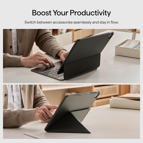 PITAKA for iPad Pro 11 Inch Case M5/M4, Magic Keyboard Compatible, Black in Saudi Arabia
