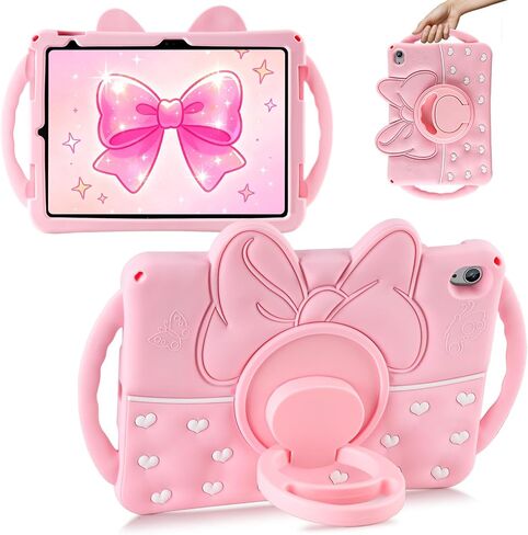 SAMONPOW for iPad A16 Case/iPad 10th Generation Case Kids Girls 11/10.9Inch in Kuwait