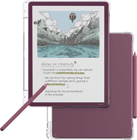 Clear Case for Kindle Scribe 3rd Gen 11 inch 2025 with Pencil Holder in Kuwait