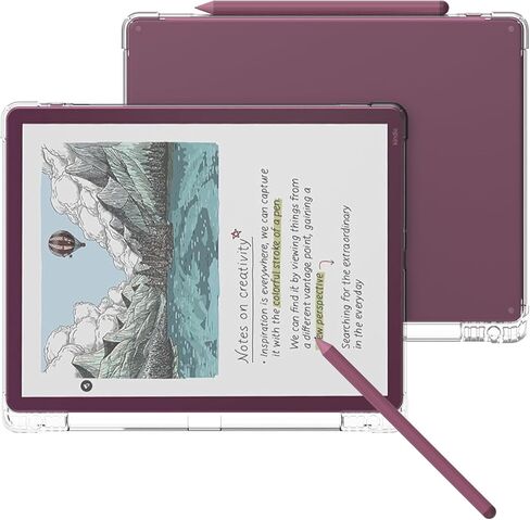 Clear Case for Kindle Scribe 3rd Gen 11 inch 2025 with Pencil Holder in Kuwait