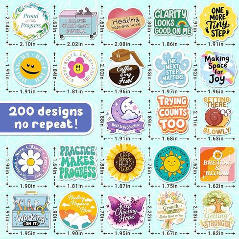 200PCS Sober Stickers, Sobriety Recovery Stickers for Women Men Adults in Kuwait
