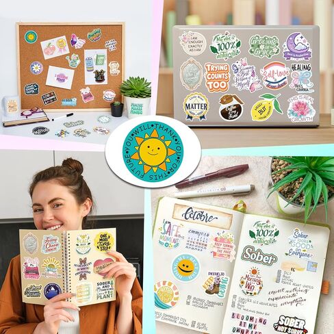200PCS Sober Stickers, Sobriety Recovery Stickers for Women Men Adults in Kuwait