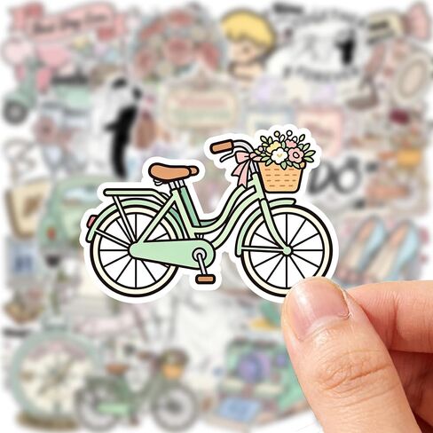 50PCS Wedding Stickers for Scrapbooking, Aesthetic Bridal Supplies for Wedding Invitations, Planner, Bachelorette Party, Anniversary, Waterproof Vinyl DIY Decals for Water Bottle, Laptop in Kuwait