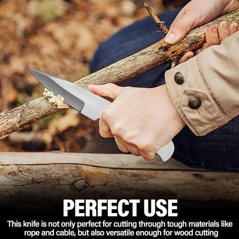 Stainless Steel outdoor knife Blank, Tactical, Survival, Camping, DIY, Knife Making kit, Skinner knife Blank Blade (ST) in Kuwait