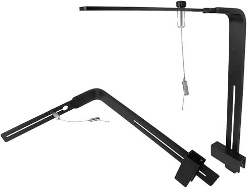Aquarium Holder Light Aluminum Adjustable Stand 2pcs Black Alloy in Kuwait