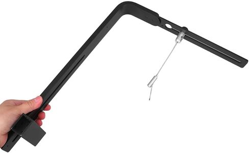 Aquarium Holder Light Aluminum Adjustable Stand 2pcs Black Alloy in Kuwait