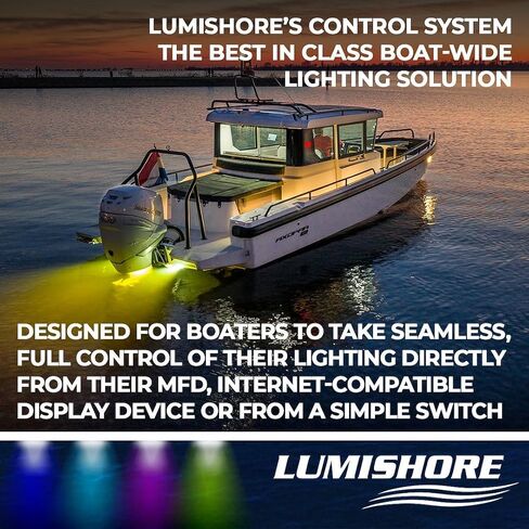 Bronze Underwater Boat Lights - RGB LED Surface Mount with IP68 Waterproof and 15,750 Lumens in Kuwait