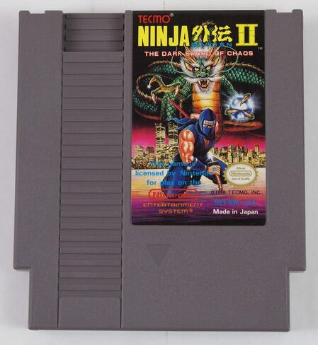NES Ninja Gaiden II Video Game USED in Kuwait