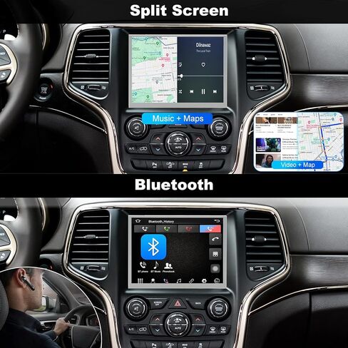 5GWiFi Upgrade Radio for Jeep Grand Cherokee 2014-2021, Dodge RAM 1500/2500/3500 2013-2018, Dodge Challenger Charger Durango 2015-2023, Touch Screen Car Stereo Carplay GPS (Only Fit 8.4inch Screen) in Kuwait