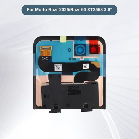 Replacement LCD Small External Screen Digitizer Assembly Compatible with Moto Razr 2025/Razr 60 XT2553 3.6" with Tools in Kuwait