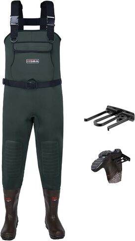HISEA Fishing Chest Waders for Men & Women Waterproof Neoprene Wader Boot in Kuwait