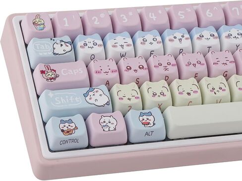 PBT Keycaps 134 Keys Chiikawa Keycaps Cute Kawaii Keycap in Kuwait